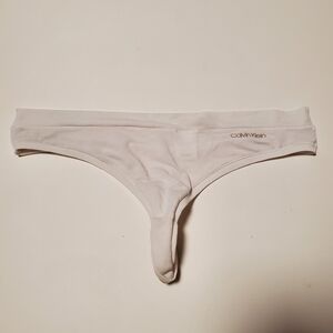 Calvin Klein White Thong
